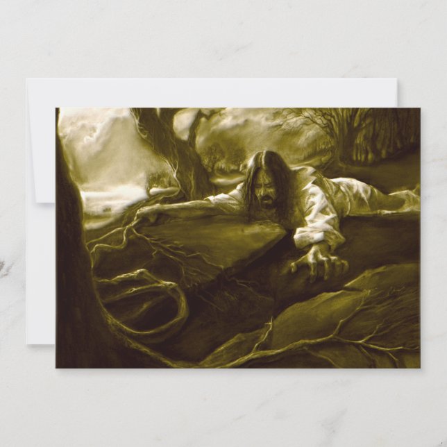 Jezus Christus Agony in de tuin van Gethsemane (Voorkant)