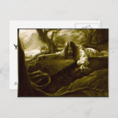 Jezus Christus Agony in de tuin van Gethsemane Briefkaart (Voorkant / Achterkant)