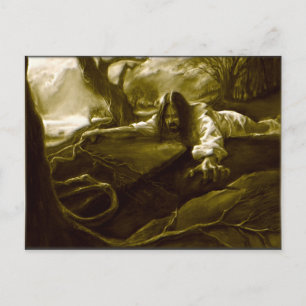 Jezus Christus Agony in de tuin van Gethsemane Briefkaart