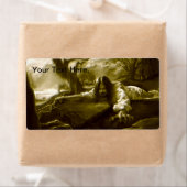 Jezus Christus Agony in de tuin van Gethsemane Etiket (Insitu)