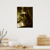 Jezus Christus Agony in de tuin van Gethsemane Poster (Keuken)