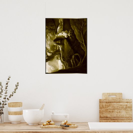 Jezus Christus Agony in de tuin van Gethsemane Poster (Keuken)