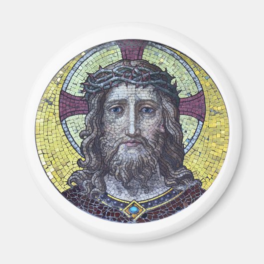 Jezus Christus - Antiek portret (Magnet) Magnet (Voorkant)