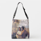 Jezus Christus Baptisme afbeelding één Crossbody Tas (Achterkant)