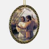 Jezus Christus Baptisme afbeelding één Keramisch Ornament (Rechts)