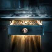 Jezus Christus Baptisme afbeelding één Keramische Knop