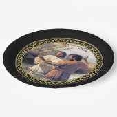 Jezus Christus Baptisme afbeelding één Papieren Bordje (Gekanteld)