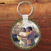 Jezus Christus Baptisme afbeelding één Sleutelhanger (Voorkant)