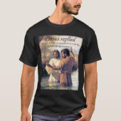 Jezus Christus Baptisme afbeelding één T-shirt (Voorkant)
