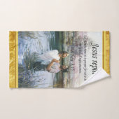 Jezus Christus Baptisme afbeelding twee Bad Handdoek (Handdoek)