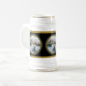 Jezus Christus Baptisme afbeelding twee Bierpul (Voorkant links)