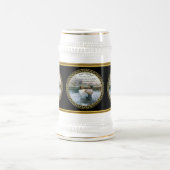 Jezus Christus Baptisme afbeelding twee Bierpul (Center)