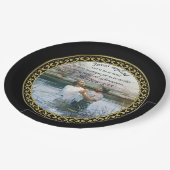 Jezus Christus Baptisme afbeelding twee Papieren Bordje (Gekanteld)