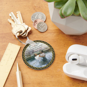 Jezus Christus Baptisme afbeelding twee Sleutelhanger