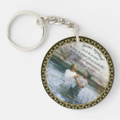Jezus Christus Baptisme afbeelding twee Sleutelhanger (Voorkant)