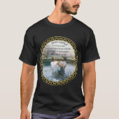 Jezus Christus Baptisme afbeelding twee T-shirt (Voorkant)