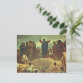 Jezus Christus Bergrede, Oude Religie Briefkaart (Staand voorkant)