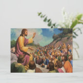  Jezus Christus Bergrede, Oude Religie Kaart (Staand voorkant)
