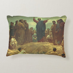 Jezus Christus Bergrede, Vintage Religion Accent Kussen