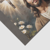 Jezus Christus bid voor Moeder Aarde met Heilige D Tissuepapier (Detail)