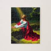 Jezus Christus bidt in de tuin van Gethsemane Legpuzzel (Verticaal)