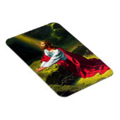 Jezus Christus bidt in de tuin van Gethsemane Magneet (Rechterzijde)