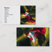 Jezus Christus bidt in de tuin van Gethsemane Visitekaartje (Voorkant / Achterkant)