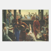 Jezus Christus bij de bruiloft van Cana, water in  Inpakpapier Vel (Voorkant 3)