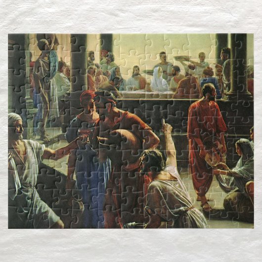 Jezus Christus bij de bruiloft van Cana, water in Legpuzzel