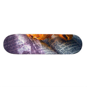 Jezus Christus Bijbelgele Rose Skateboard