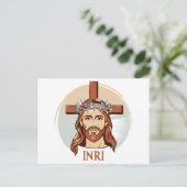 Jezus Christus Briefkaart (Staand voorkant)