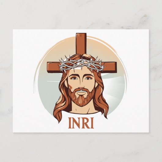 Jezus Christus Briefkaart (Voorkant)