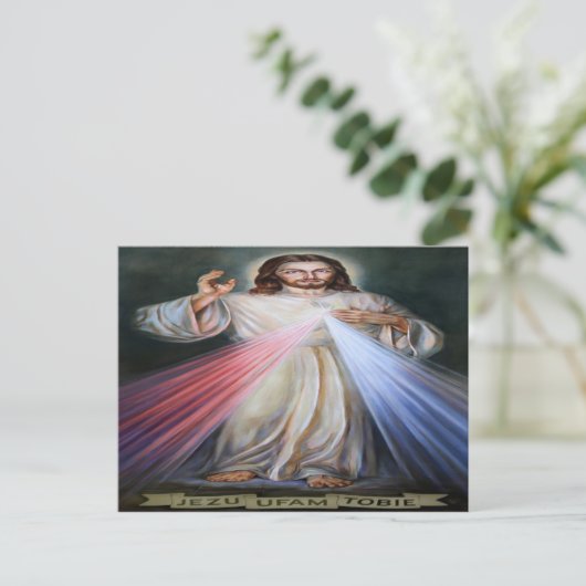 Jezus Christus Briefkaart (Staand voorkant)