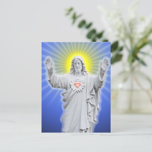 Jezus Christus Briefkaart (Staand voorkant)