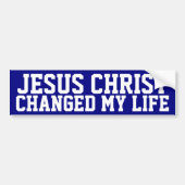 Jezus Christus Bumpersticker (Voorkant)