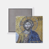 Jezus Christus Byzantijns-orthodox Christelijk ico Magneet (Voorkant / Achterkant)