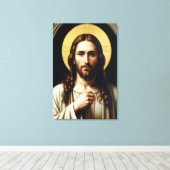 Jezus Christus canvas (Insitu (Houten vloer))