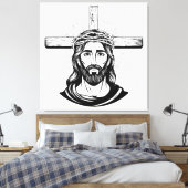 Jezus Christus Canvas Afdruk (Insitu (Slaapkamer))
