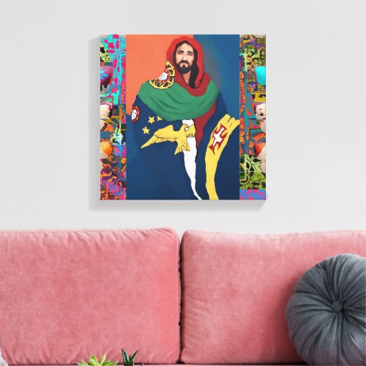 Jezus Christus Canvas Afdruk (Insitu (Woonkamer))