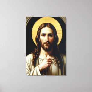 Jezus Christus canvas Afdruk