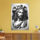 Jezus Christus Canvas Afdruk (Insitu (Woonkamer))
