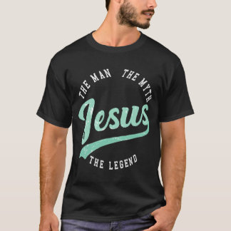 Jezus Christus Christelijke kalligrafie geloof in  T-shirt