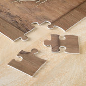 Jezus Christus. Christelijke prediker ouderwets Legpuzzel (Zijkant)