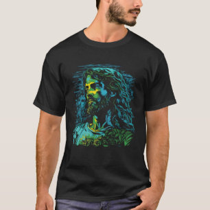 Jezus Christus Christelijke preek evangelie Bijbel T-shirt