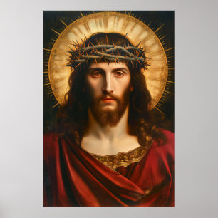 Jezus Christus   Christelijke religieuze kunst Poster