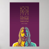 Jezus Christus citaat Poster: Ik ben de weg Poster (Voorkant)