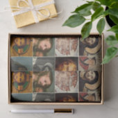 Jezus christus,  collage, antiek, Victoriaans Tissuepapier (Geschenk)