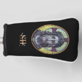 Jezus Christus & Compassie Kunst  Golf Golf H Golfheadcover (Voorkant)