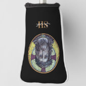 Jezus Christus & Compassie Kunst  Golf Golf H Golfheadcover (Draai 90)