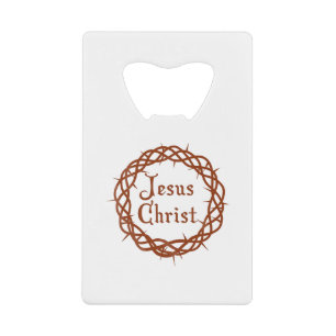 Jezus Christus Creditkaart Flessenopener